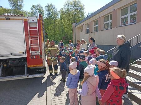 Wizyta Strażaków w Gminnym Przedszkolu